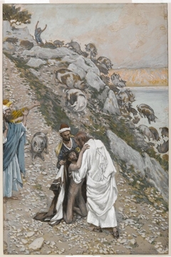 The Swine Driven into the Sea by James Tissot