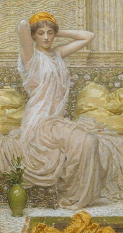 The Toilette by Albert Joseph Moore