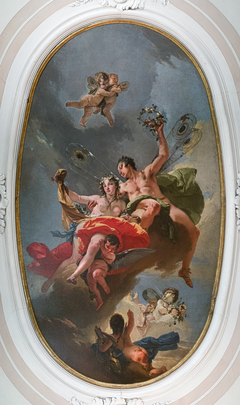 The Triumph of Zephyr and Flora by Giovanni Battista Tiepolo