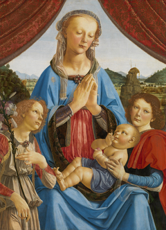 The Virgin and Child with Two Angels by Andrea del Verrocchio