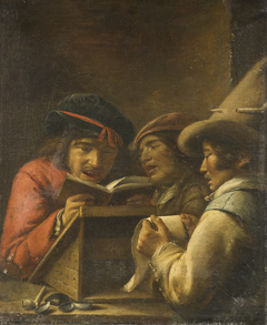 Three young men making music by Joos van Craesbeeck