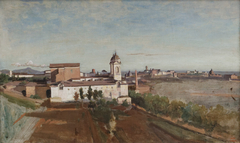 Trinità dei Monti by Jean-Baptiste-Camille Corot