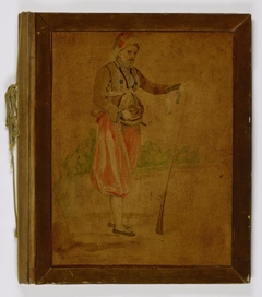 Turkish Soldier (Painted Album Cover) by Miner Kilbourne Kellogg