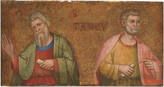 Two Apostles: Fragment of Predella by Dalmatian