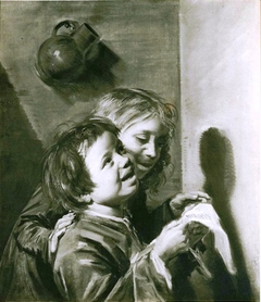 Two Boys Singing to a Blank Wall by Anonymous