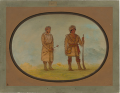 Two Cherokee Chiefs by George Catlin