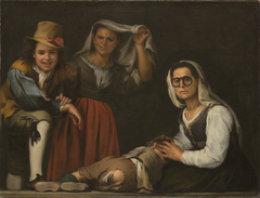 Four Figures on a Step by Bartolomé Esteban Murillo