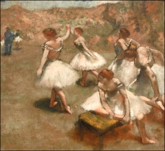 Danseuses sur la scène by Edgar Degas