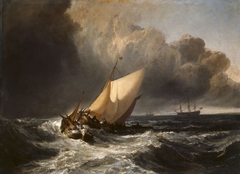 Dutch Boats in a Gale by Joseph Mallord William Turner