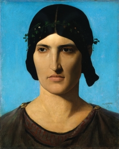 Head of an Italian Woman by Jean-Léon Gérôme