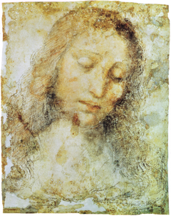 head of Christ by Leonardo da Vinci