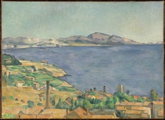 The Gulf of Marseilles Seen from L'Estaque by Paul Cézanne