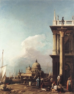 Venice: The Piazzetta towards Santa Maria della Salute by Canaletto