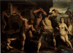 Venus at the Forge of Vulcan by Felice Riccio