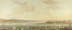 View of Constantinople (Istanbul) and the Seraglio from the Swedish Legation in Pera by Antoine van der Steen