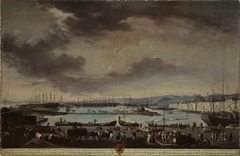 View of the Old Port of Toulon (El puerto viejo de Tolón) by Juan Patricio Morlete Ruiz