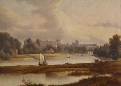 View of Windsor Castle from the River by Anonymous