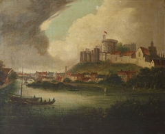 View of Windsor Castle from the River Thames by Anonymous