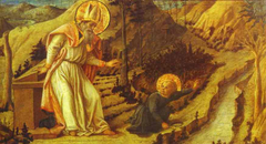 The Vision of St. Augustine by Filippo Lippi