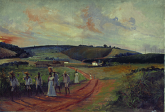 Volta do Eito - Fazenda Cachoeira, 1840 by Alfredo Norfini