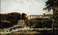 Vue du château de Saint-Cloud by Charles-François Daubigny