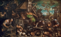 Vulcan's Forge by Jacopo Bassano