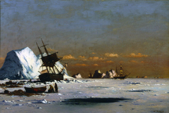 Waiting for the Thaw (Arctic Whaling Scene) by William Bradford