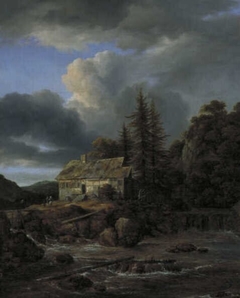 Waterfall by Jacob van Ruisdael