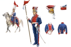 WATERLOO, NAPOLEON'S IMPERIAL GUARD, THE POLISH LANCERS by Andrea Ricciardi di Gaudesi