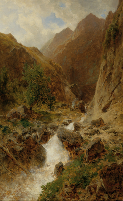 Wildbach by Eduard Peithner von Lichtenfels