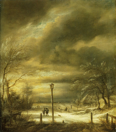 Winter Landscape near Haarlem by Jacob van Ruisdael