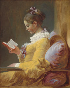 Young Girl Reading by Jean-Honoré Fragonard