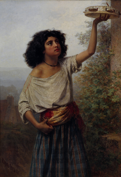 Young Gypsy Woman by Carl Huns