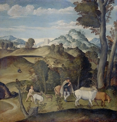 Young Mercury Stealing Cattle from Apollo's Herd by Unknown Artist